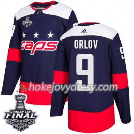 Pánské Hokejový Dres Washington Capitals Dmitry Orlov 9 2018 Stanley Cup Final Patch Adidas Stadium Series Authentic